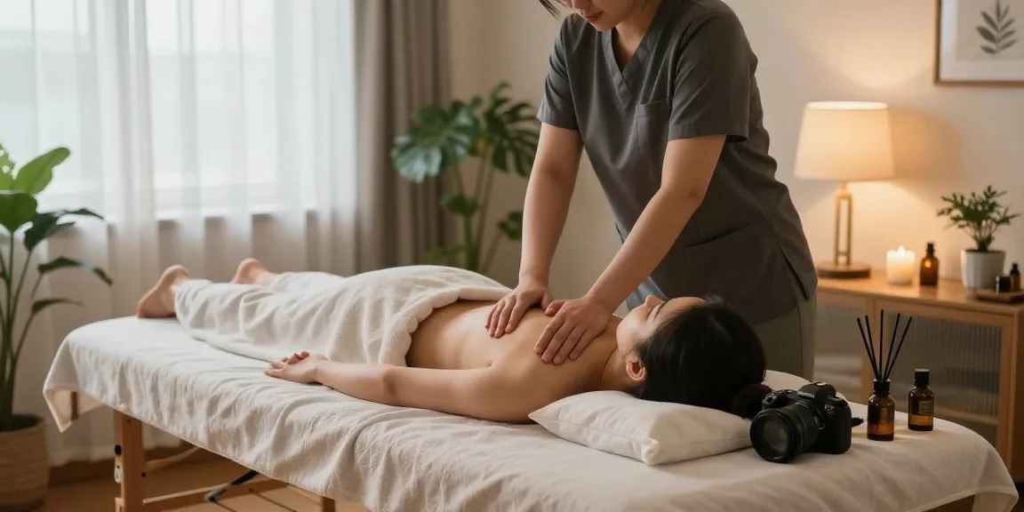Experience a professional 역삼동출장마사지 in a peaceful home setting with soothing ambiance.