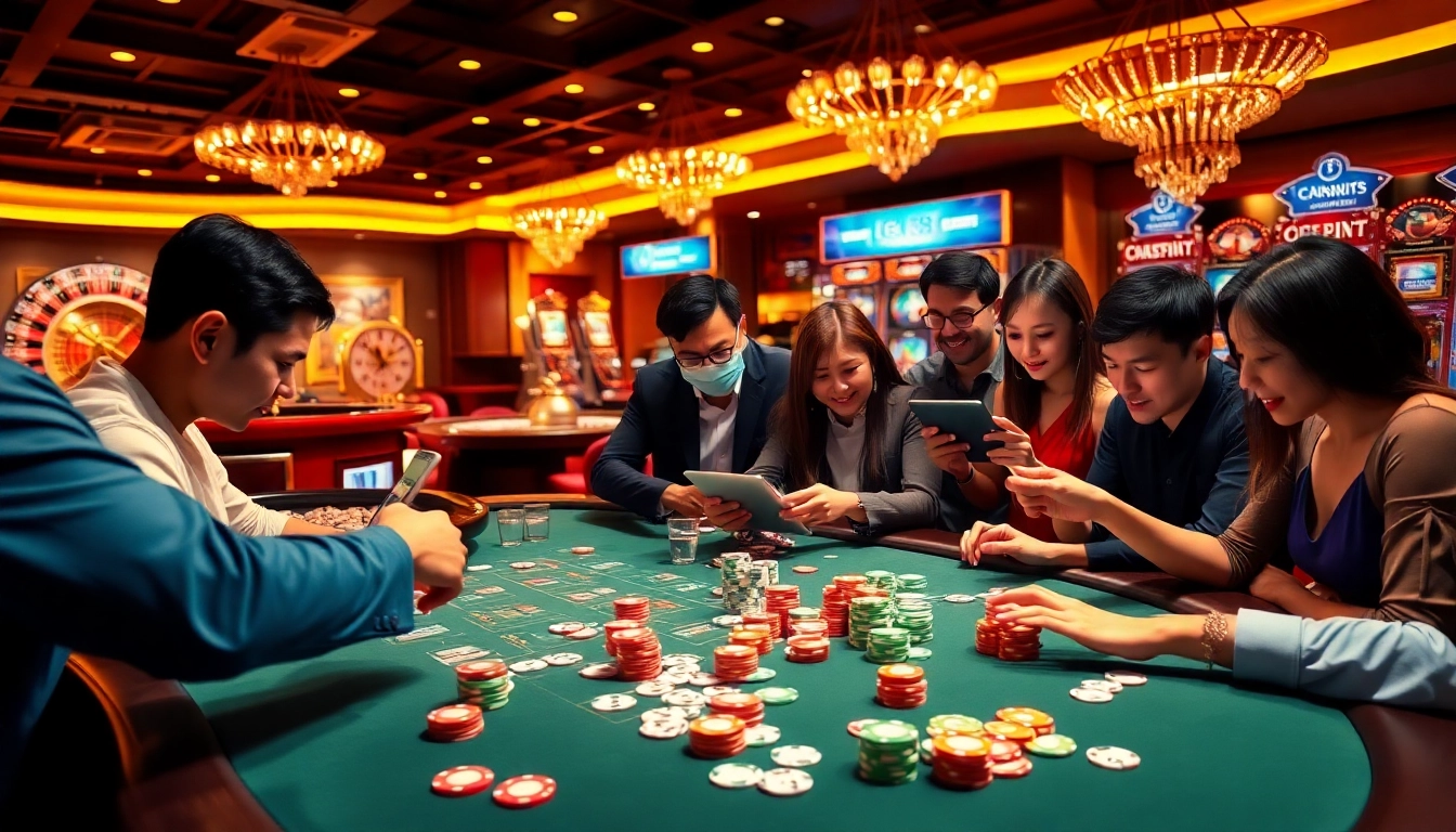 Engage in thrilling games at https://me88.in.net/ with vibrant casino tables and exciting slot machines.