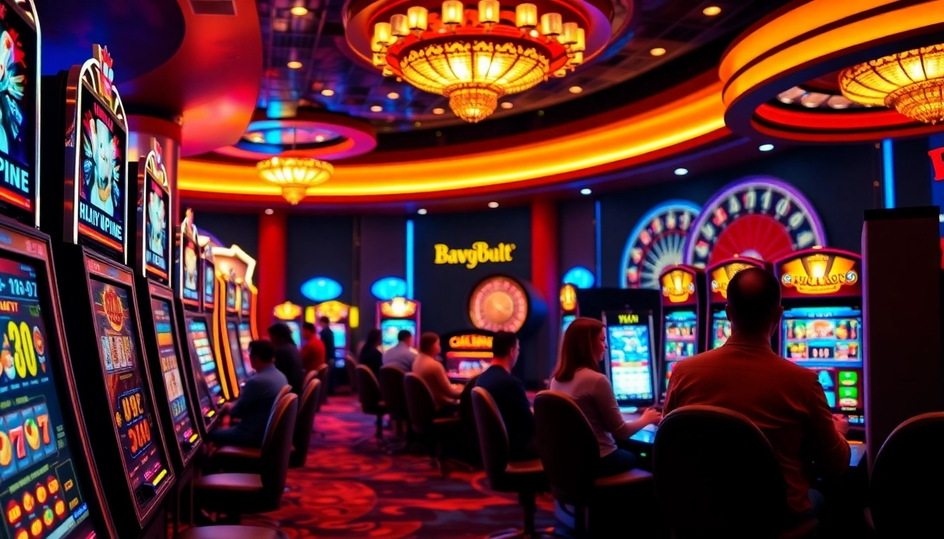 Spin the reels at https://topnohu.one/ with vibrant slot machines and excited players.