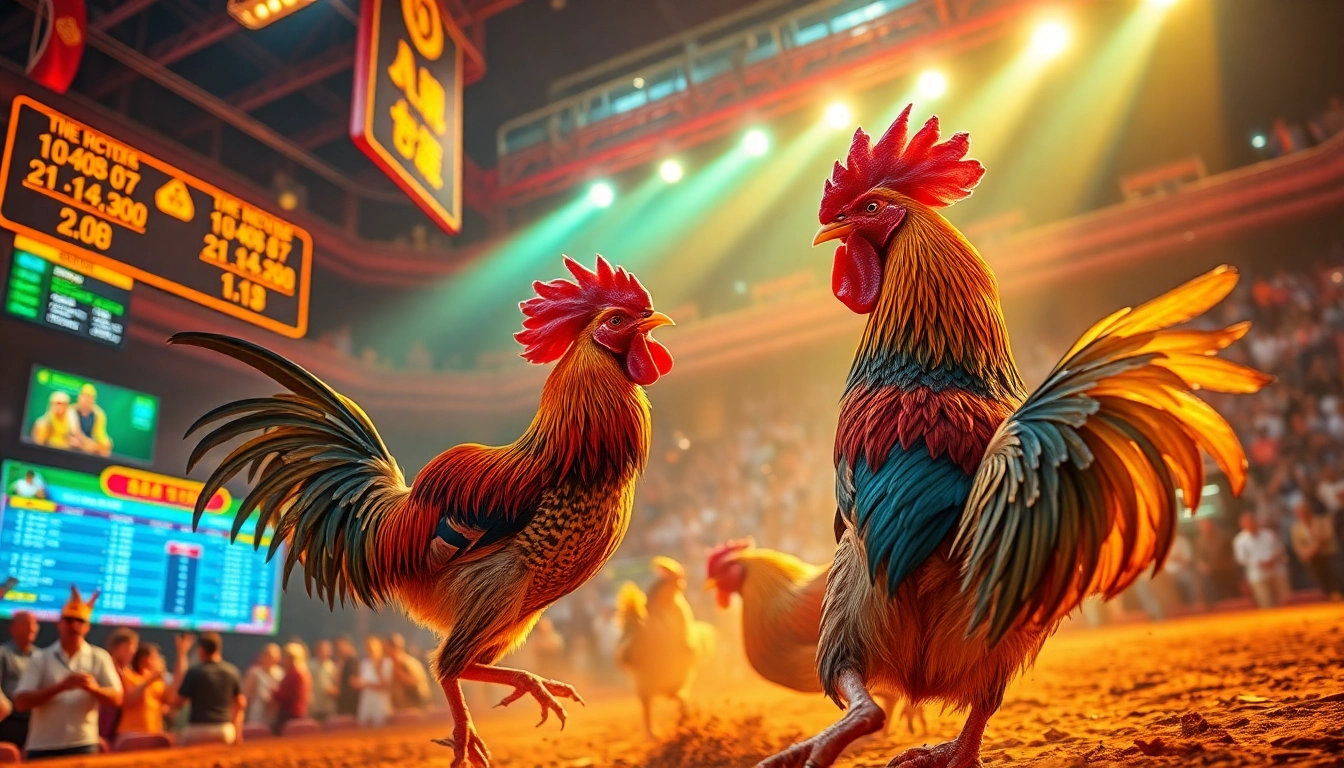 xem đá gà trực tiếp hôm nay showcases an exciting live chicken fighting event with dynamic betting interfaces
