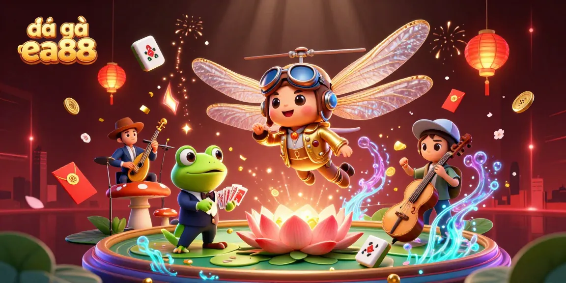 Experience thrilling đá gà ea88 action with croupier and vibrant casino elements.