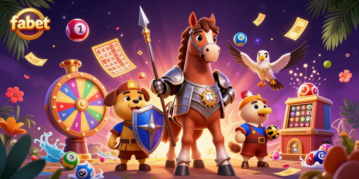 Engage with fabet's thrilling casino adventures in an exciting 3D illustration featuring knights and games.