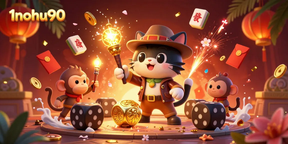 Experience thrilling gameplay at 1nohu90 while uncovering golden treasures in a vivid casino setting.
