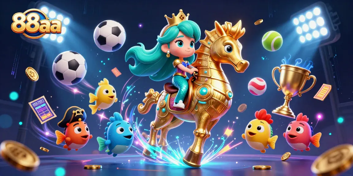 Engage with 88aa's vibrant gaming world featuring dynamic characters and thrilling sports elements.